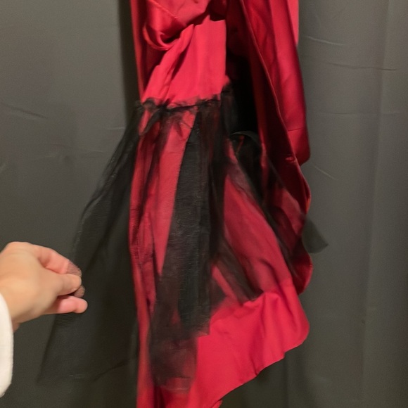 Alexia Designs - 2114 Bead Embellished V-Neck A-Line Dress size 6 Red - Picture 4 of 8